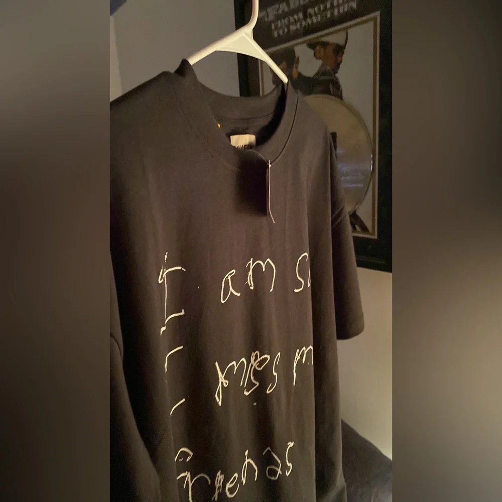 COPY - NWT RARE gallery dept. Boxy ANTIQUE BLACK handwritten “I m sad I miss my… - Picture 6 of 17